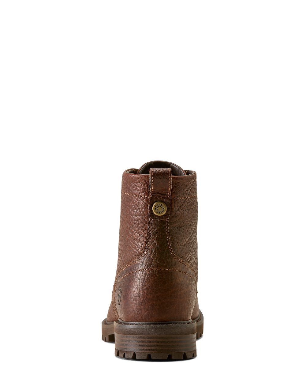 Cognac Bison coloured Ariat Mens Moorland Bison Boots on white background