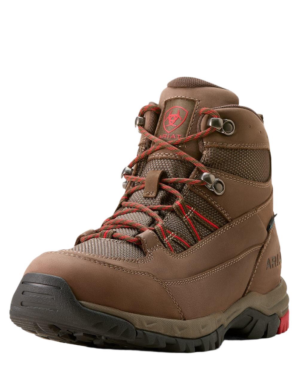 Bitter Brown Coloured Ariat Mens Skyline Summit Waterproof Boot on white background