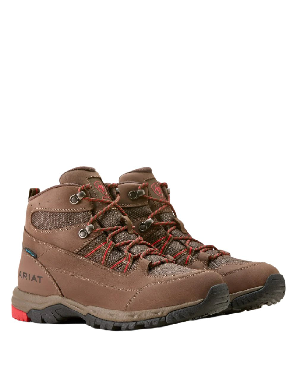 Bitter Brown Coloured Ariat Mens Skyline Summit Waterproof Boot on white background