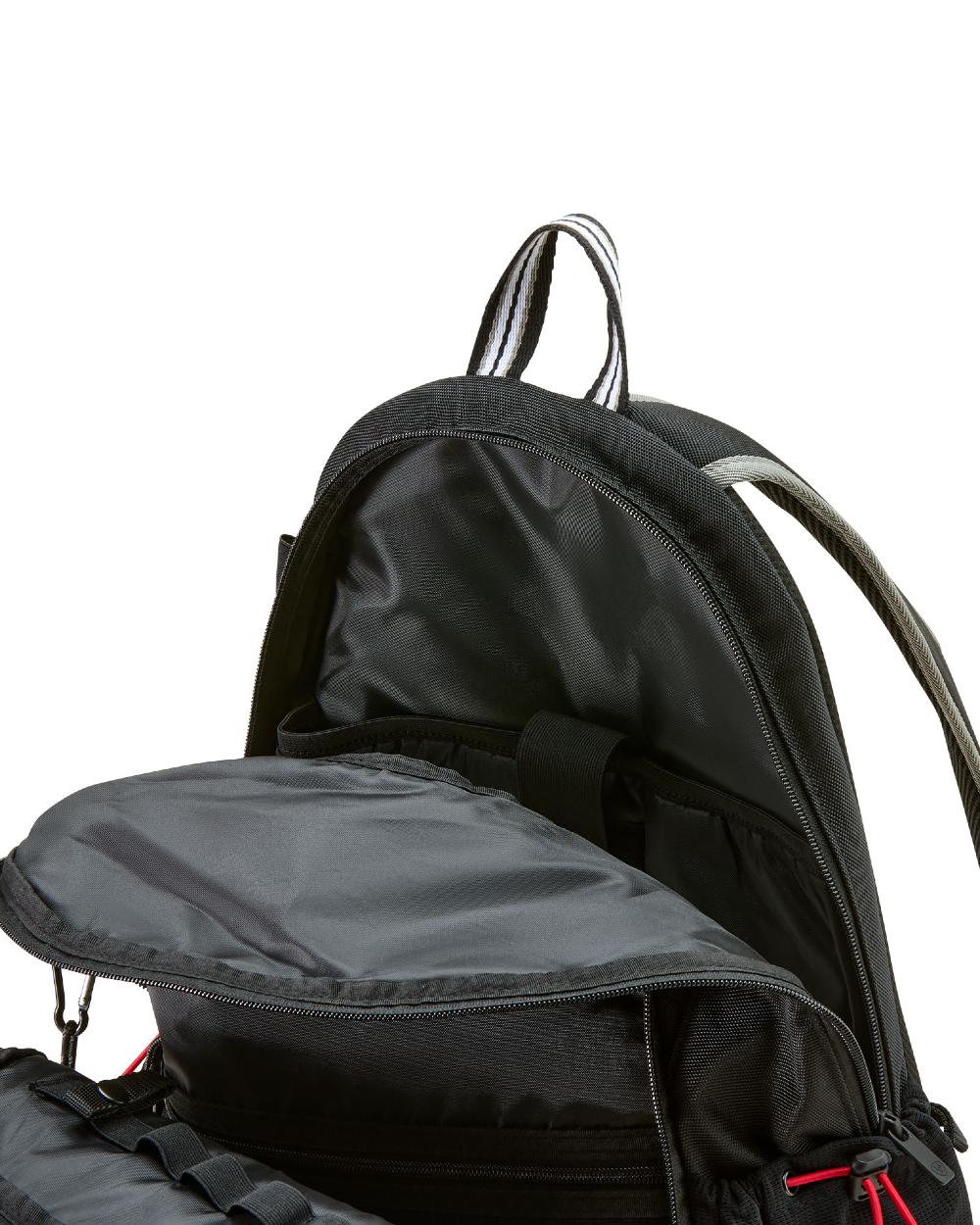 Black coloured Ariat Stride Backpack on white background