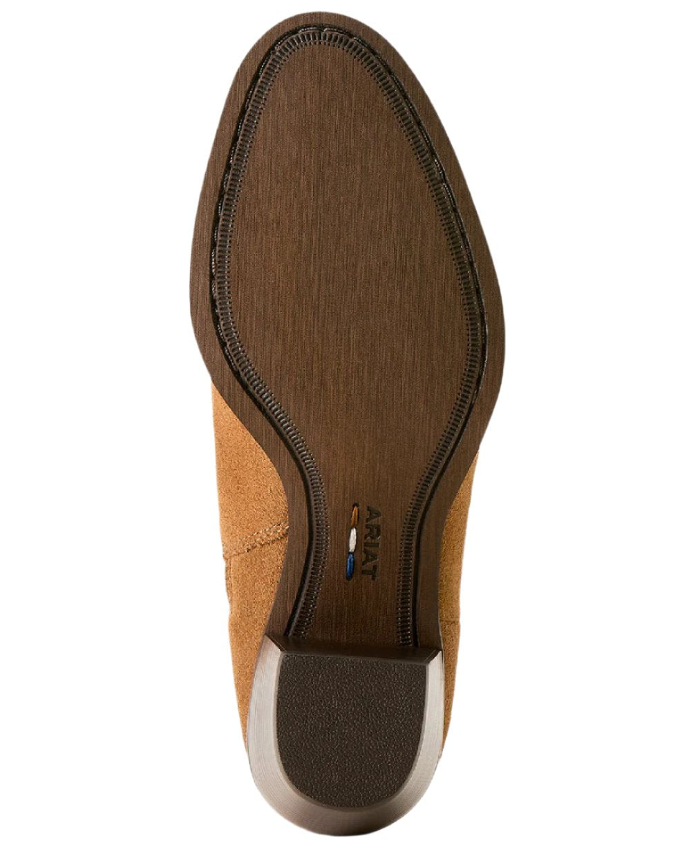 Carmel Suede Coloured Ariat Womens Addison Boot on white background