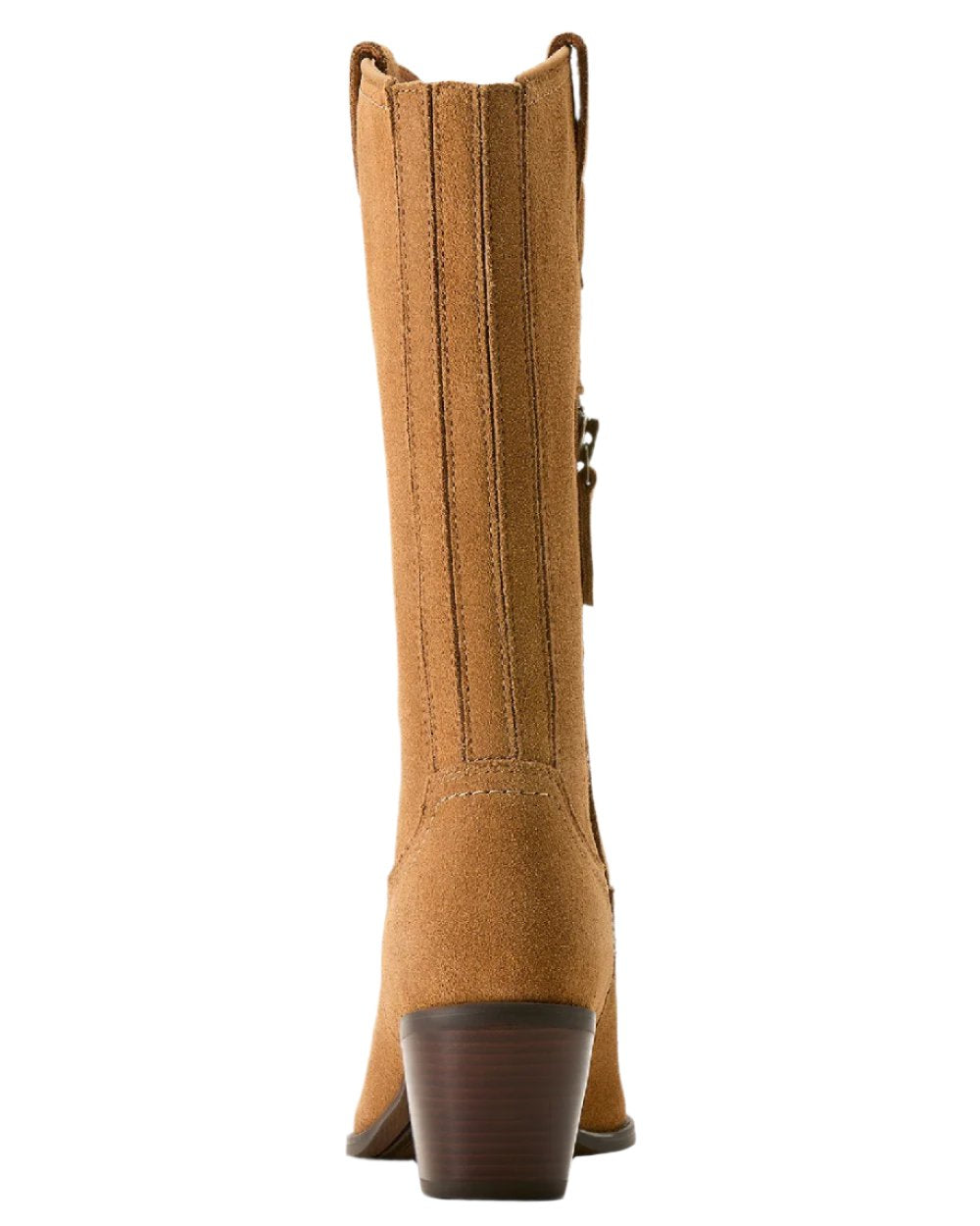 Carmel Suede Coloured Ariat Womens Addison Boot on white background