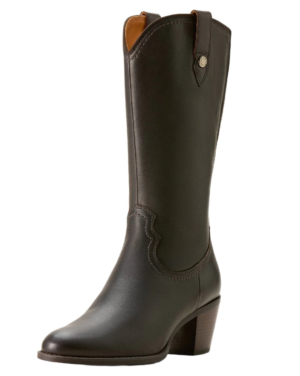 Chocolate Truffle Coloured Ariat Womens Addison Boot on white background