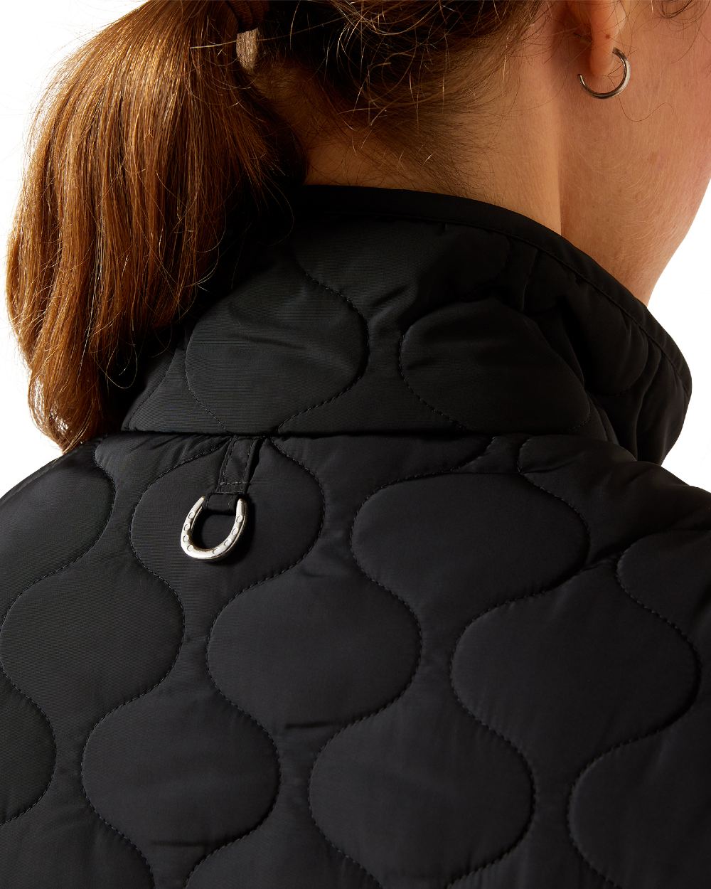 Black Coloured Ariat Womens Ashley 2.0 Insulated Vest on white background