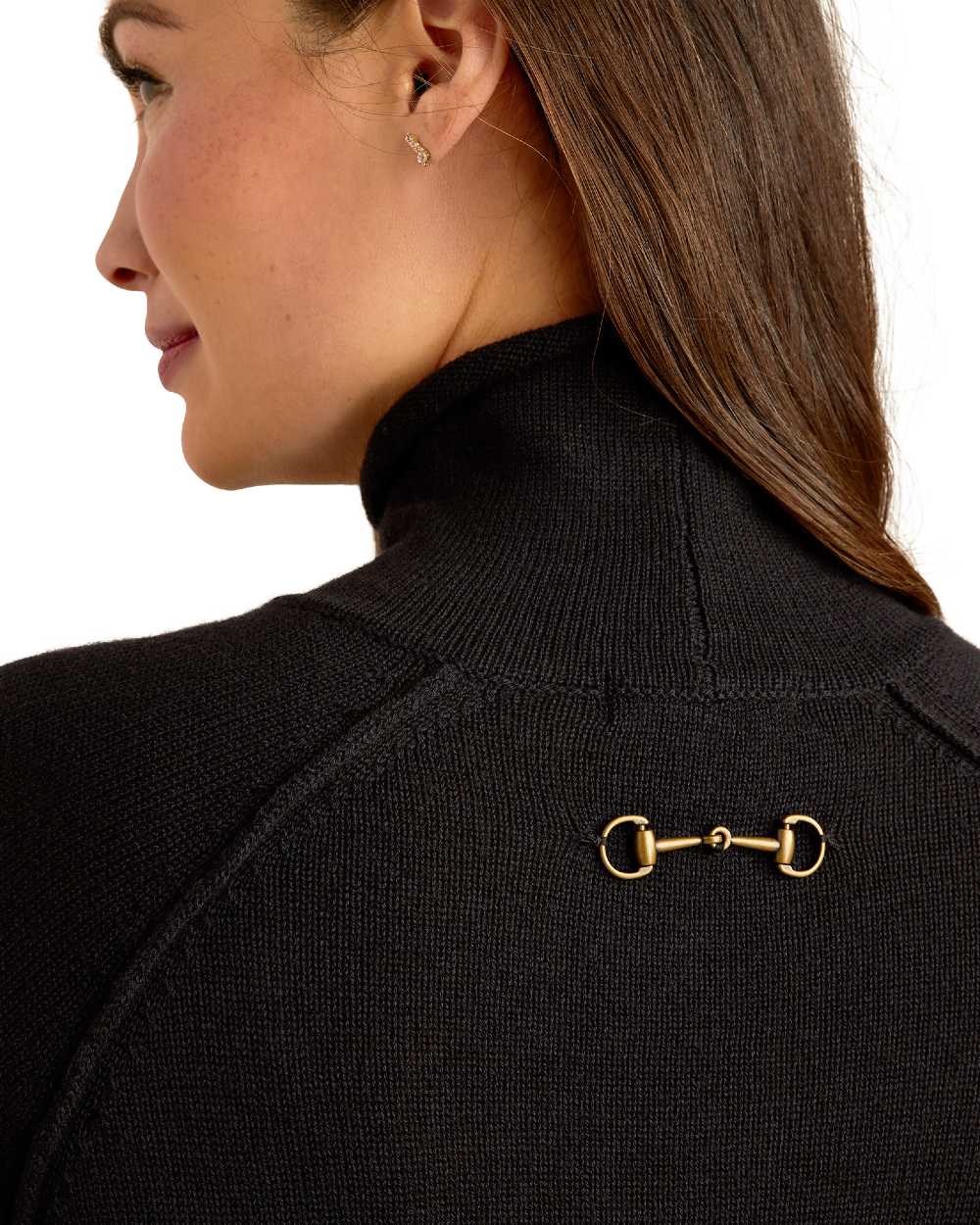 Black coloured Ariat Womens Bahia Sweater on white background