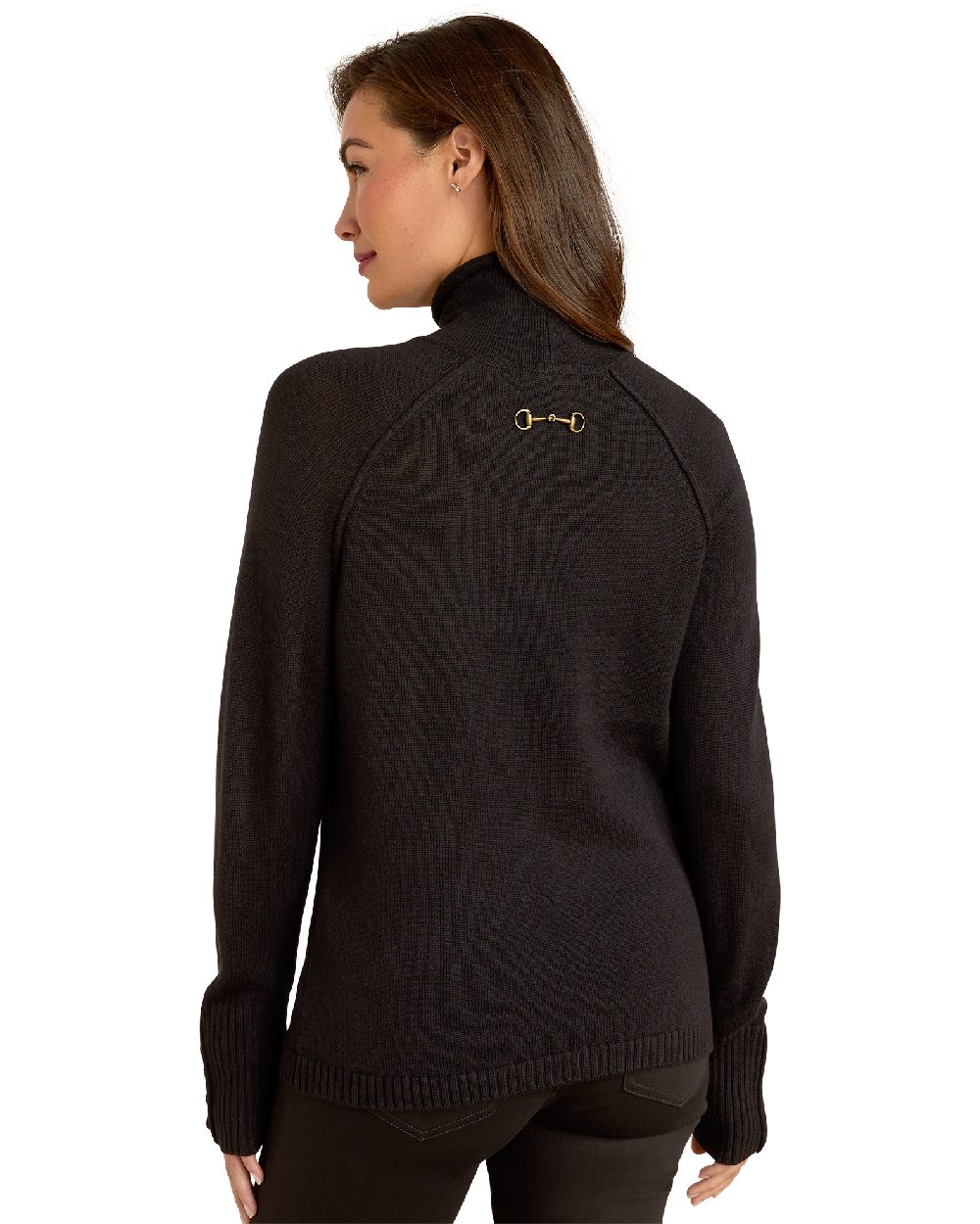 Black coloured Ariat Womens Bahia Sweater on white background