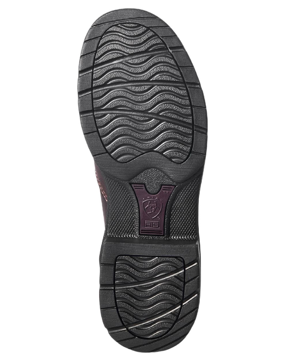 Dark Brown Coloured Ariat Womens Barnyard Side Zip Boot on white background