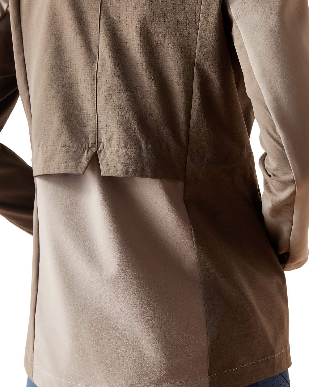 Zinc Coloured Ariat Womens Breathe Deep Jacket on white background