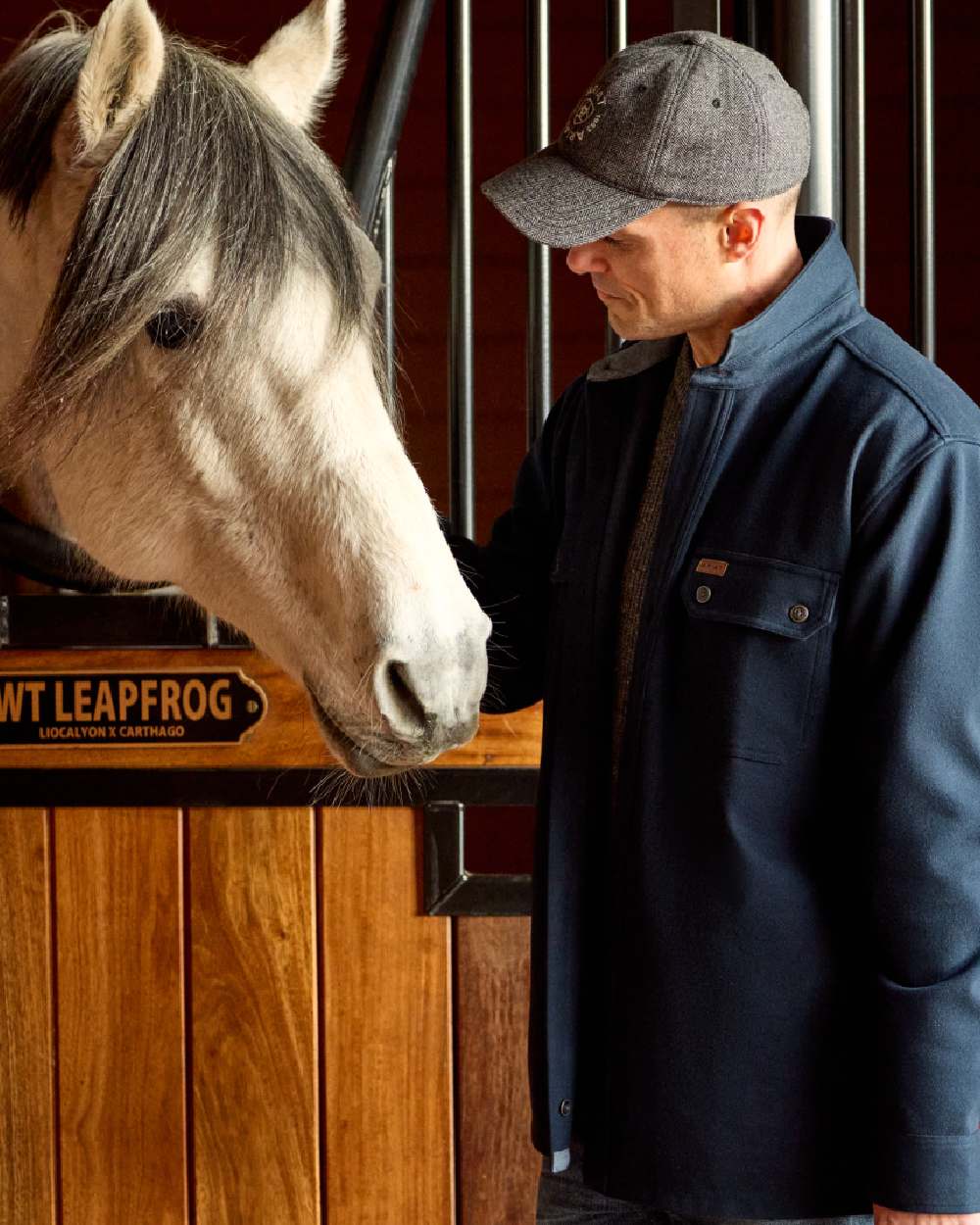 Charcoal Coloured Ariat Womens Country Twill Cap on outdoor background
