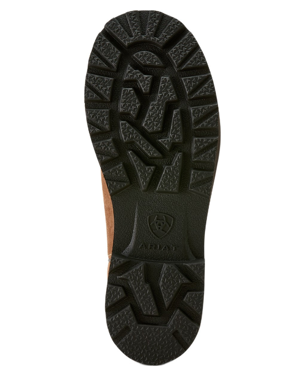 Crushed Peanut coloured Ariat Womens Fatbaby Slouch Western Boots on white background