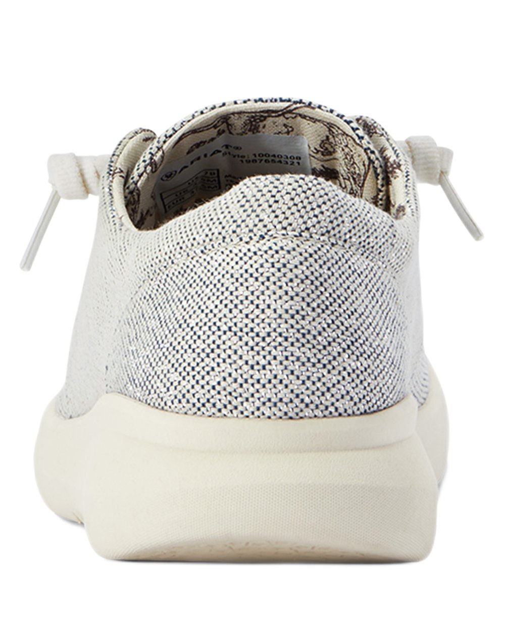 Gallant Grey coloured Ariat Womens Hilo Shoes on white background