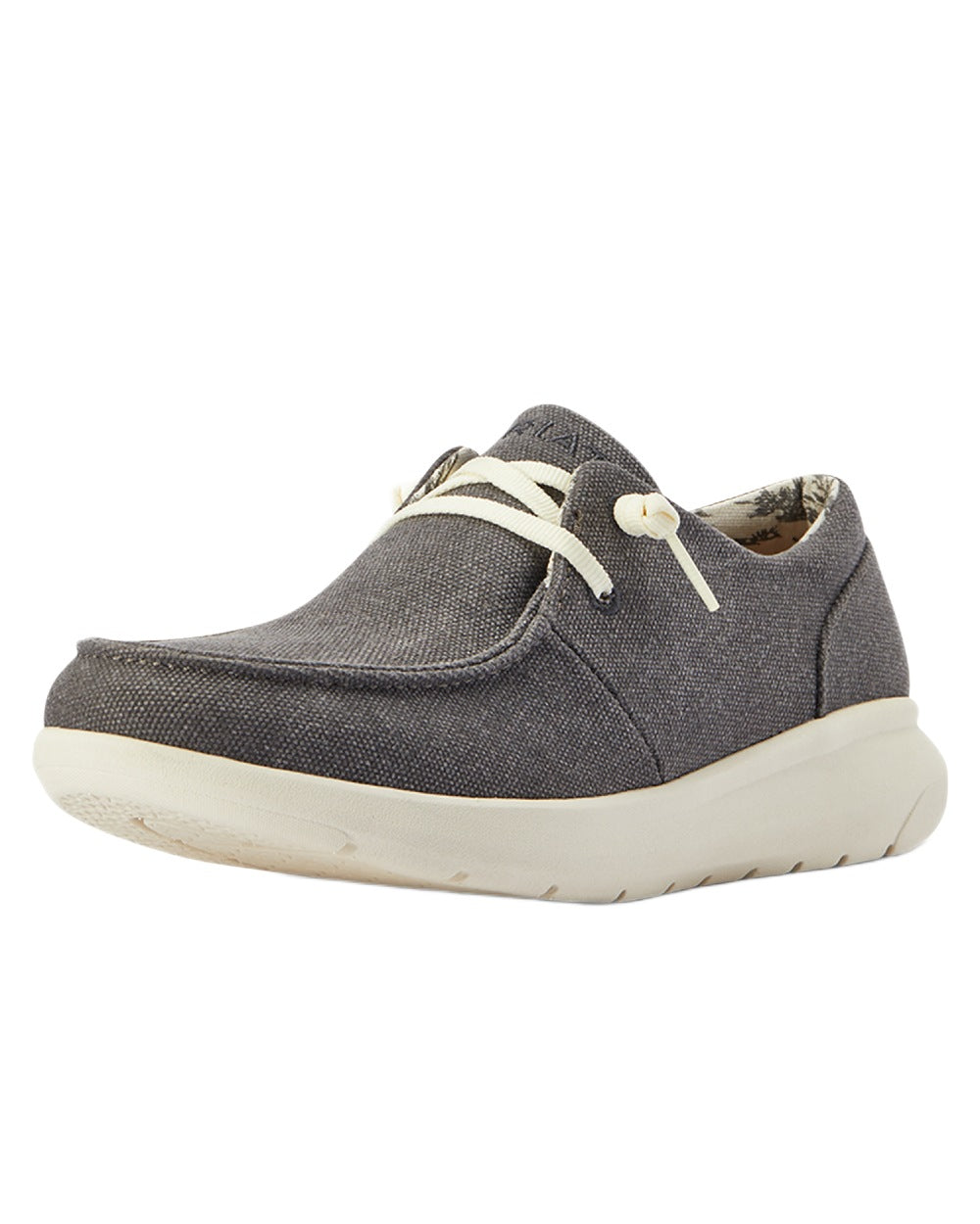Washed Black coloured Ariat Womens Hilo Shoes on white background
