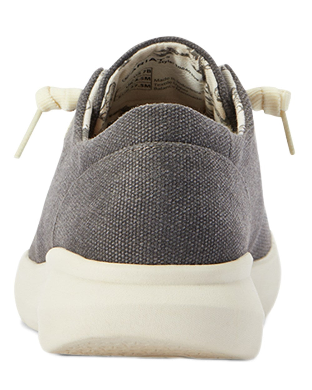 Washed Black coloured Ariat Womens Hilo Shoes on white background