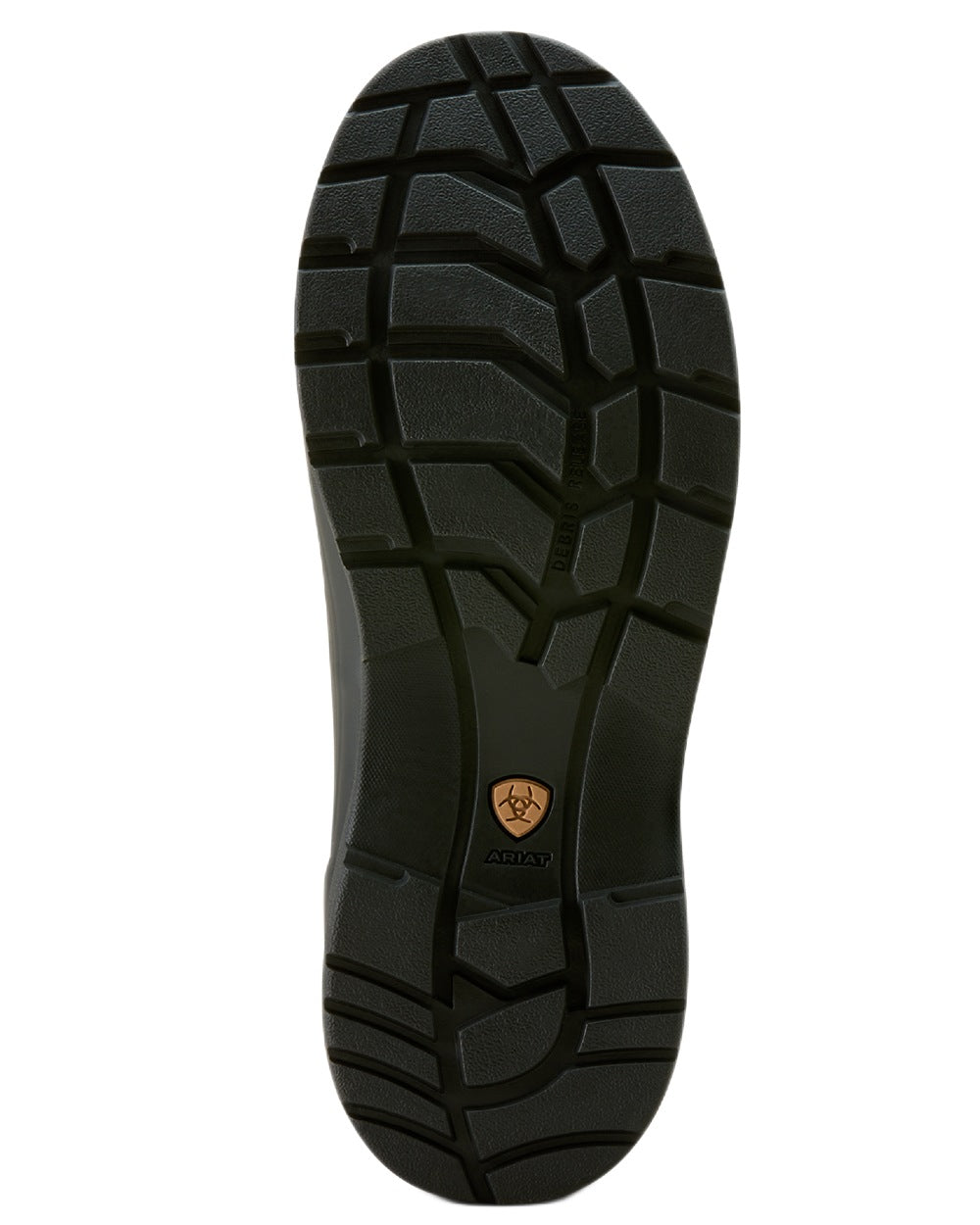 Black coloured Ariat Womens Kelmarsh Shortie Rubber Boots on white background