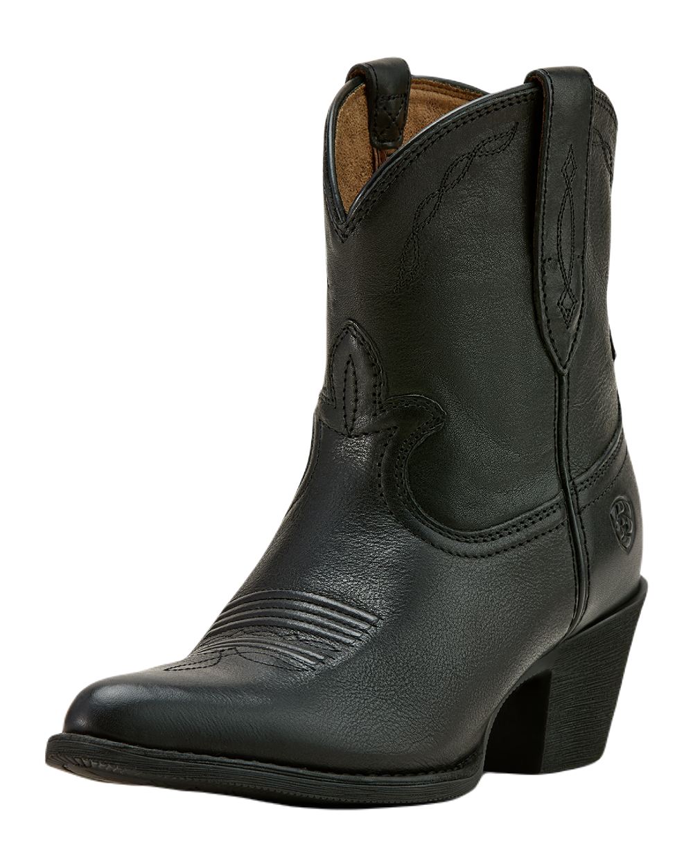 Black Night coloured Ariat Womens Maggie Western Boots on white background