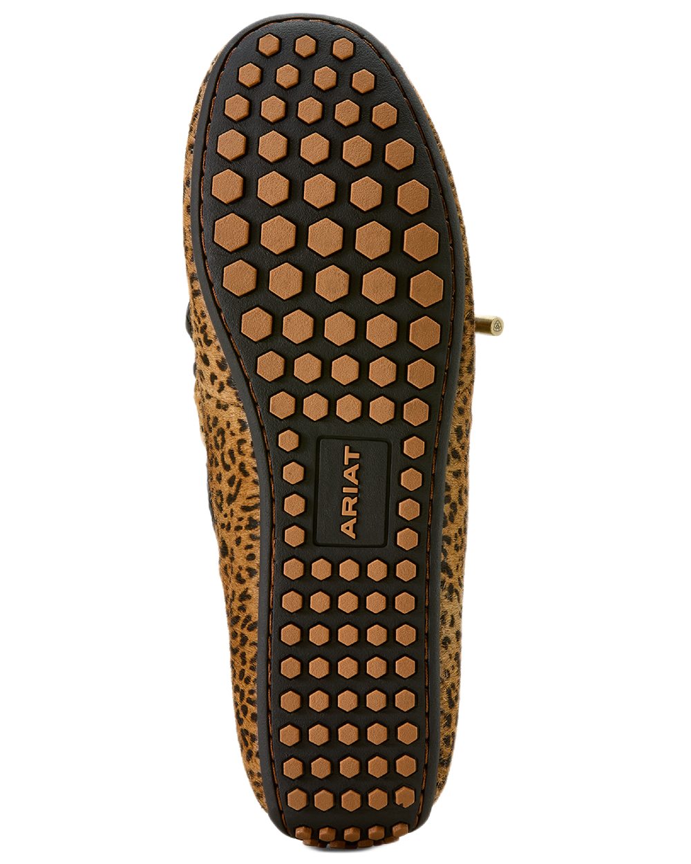 Mini Cheetah Hair On coloured Ariat Womens Margot Driving Moc on white background