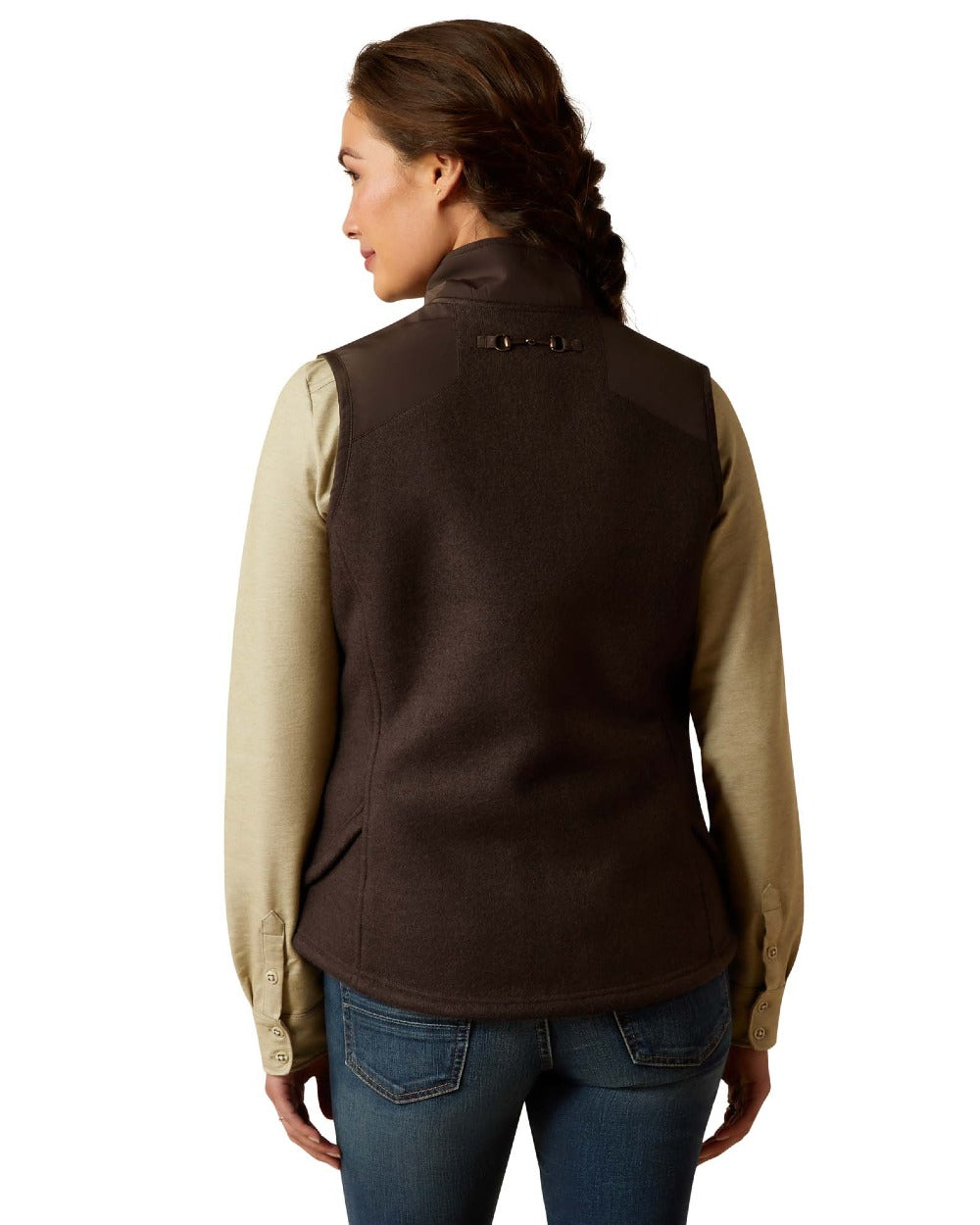 Delicioso coloured Ariat Womens Millbrae Gilet on white background