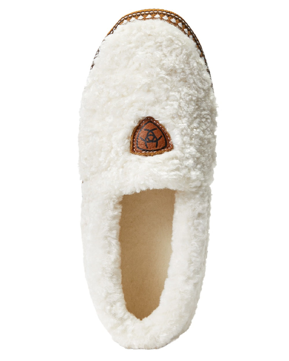 Appaloosa Coloured Ariat Womens Snuggle Slipper on white background