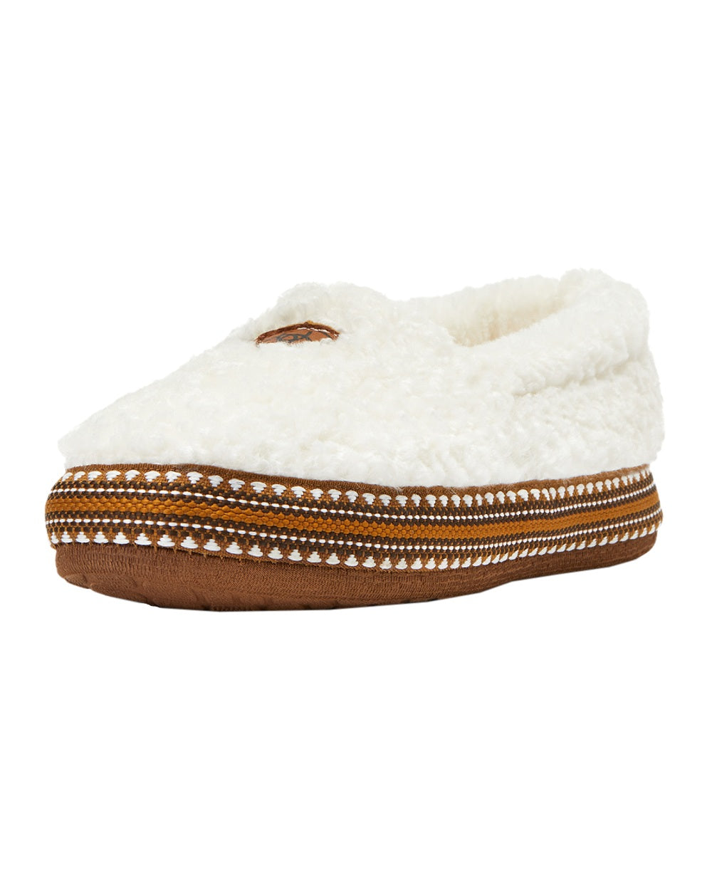 Appaloosa Coloured Ariat Womens Snuggle Slipper on white background