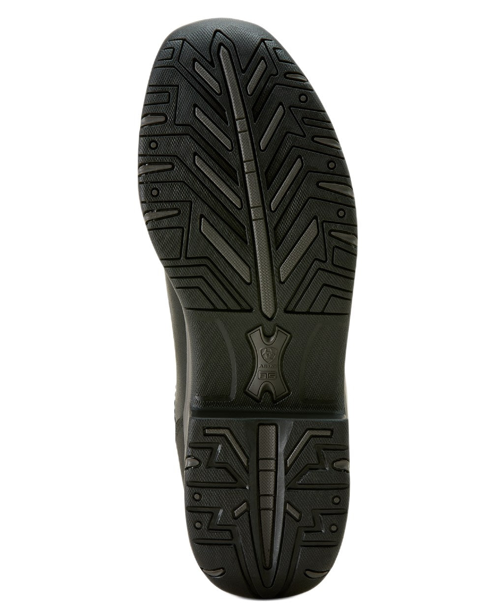 Black coloured Ariat Womens Telluride Tall Waterproof Boots on white background