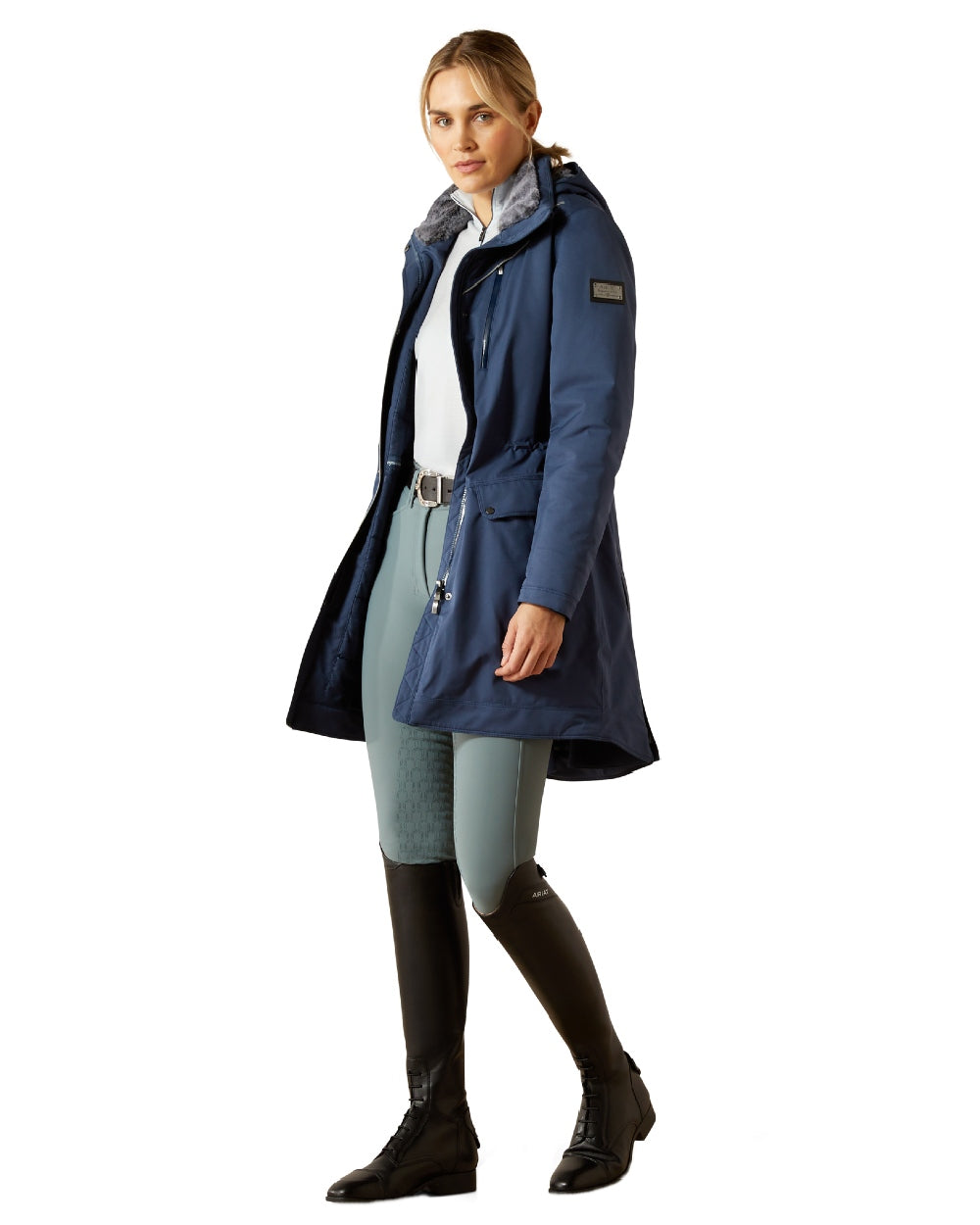 Big Dipper Coloured Ariat Womens Tempest Waterproof Insulated Parka on white background