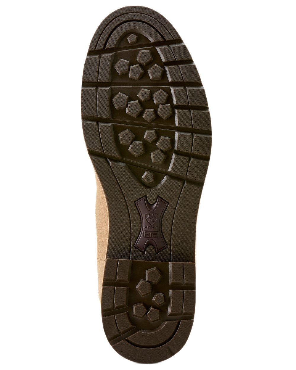 Camel Suede coloured Ariat Womens Wexford Whipstitch Chelsea Boots on white background