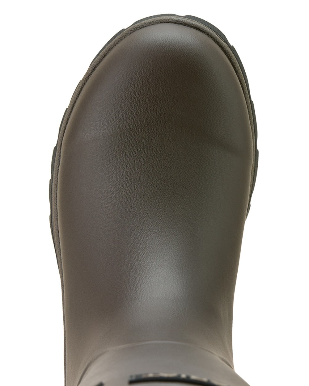 Bracken Brown coloured Ariat Womens Woodstock Rubber Boots on white background