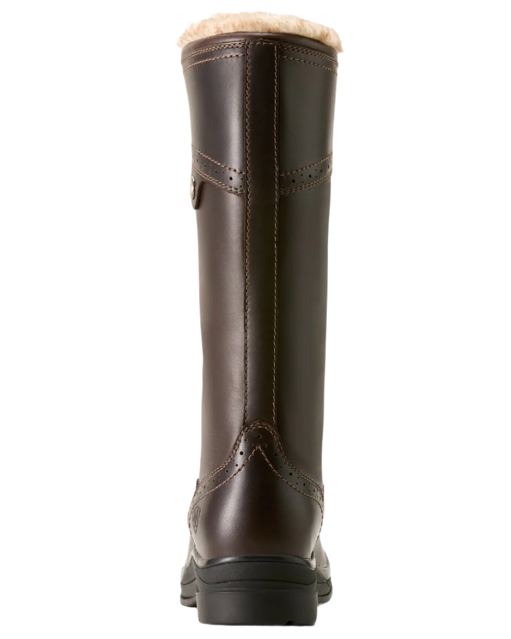 Dark Mocha Ariat Womens Wythburn II Sherpa Waterproof Boots on white background