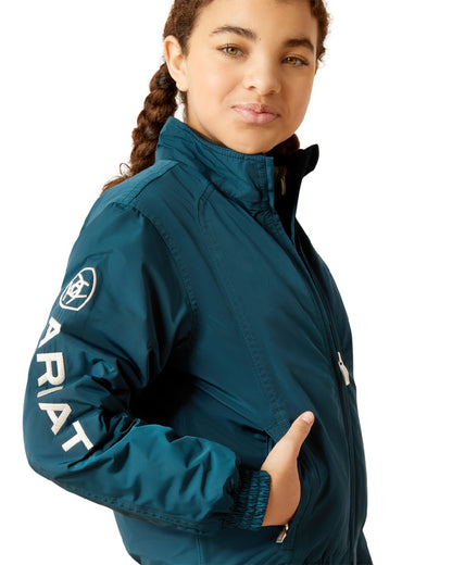 Ariat Childrens Stable Insulated Jacket in Reflecting Pond 