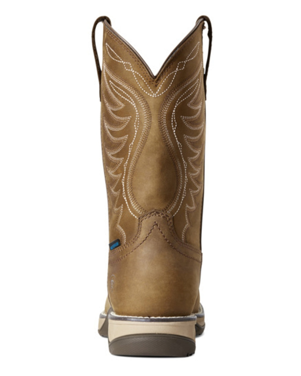 Ariat Womens Anthem Waterproof Western Boots in Distressed Brown