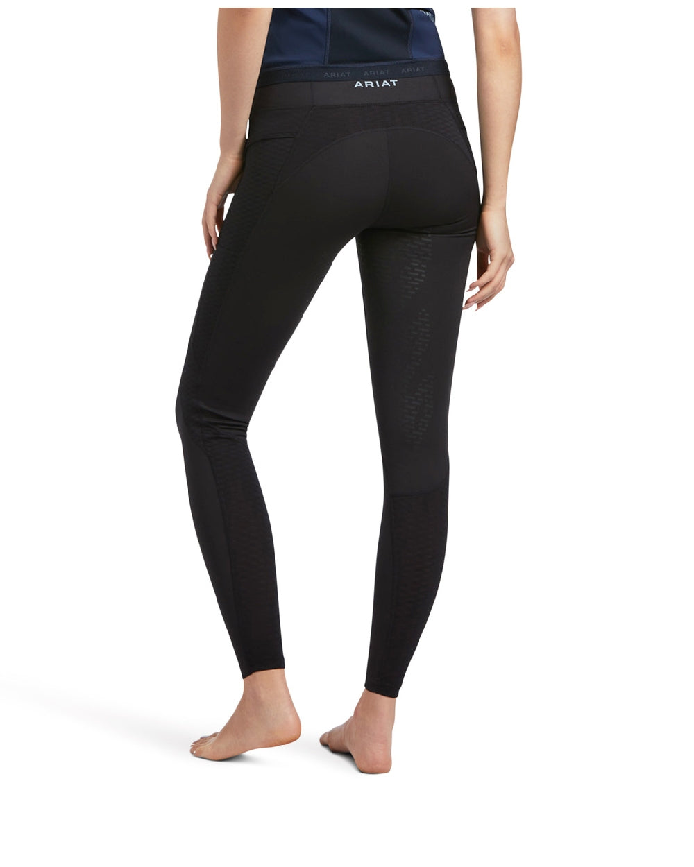 Ariat Womens Ascent Half Grip Tights in Black