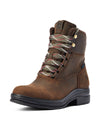 Ariat Womens Harper Waterproof Boots in Chocolate/Willow #colour_chocolate-willow