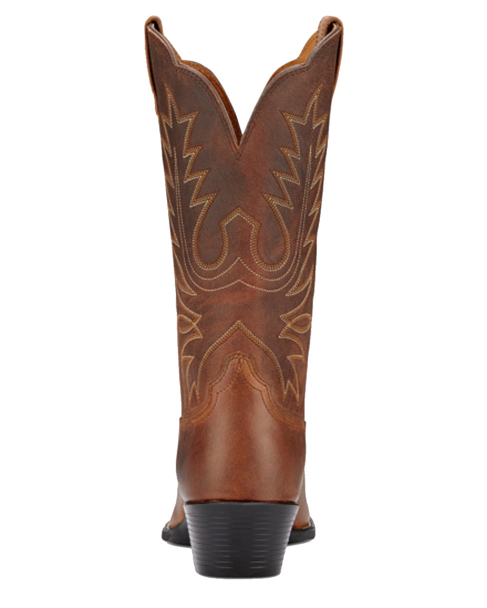 Ariat Womens Heritage R Toe Western Boot in Distressed Brown