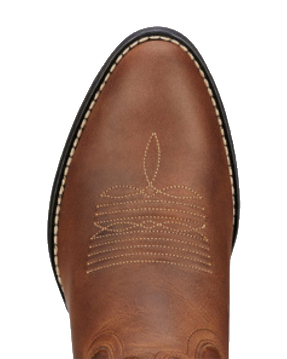 Ariat Womens Heritage R Toe Western Boot in Distressed Brown