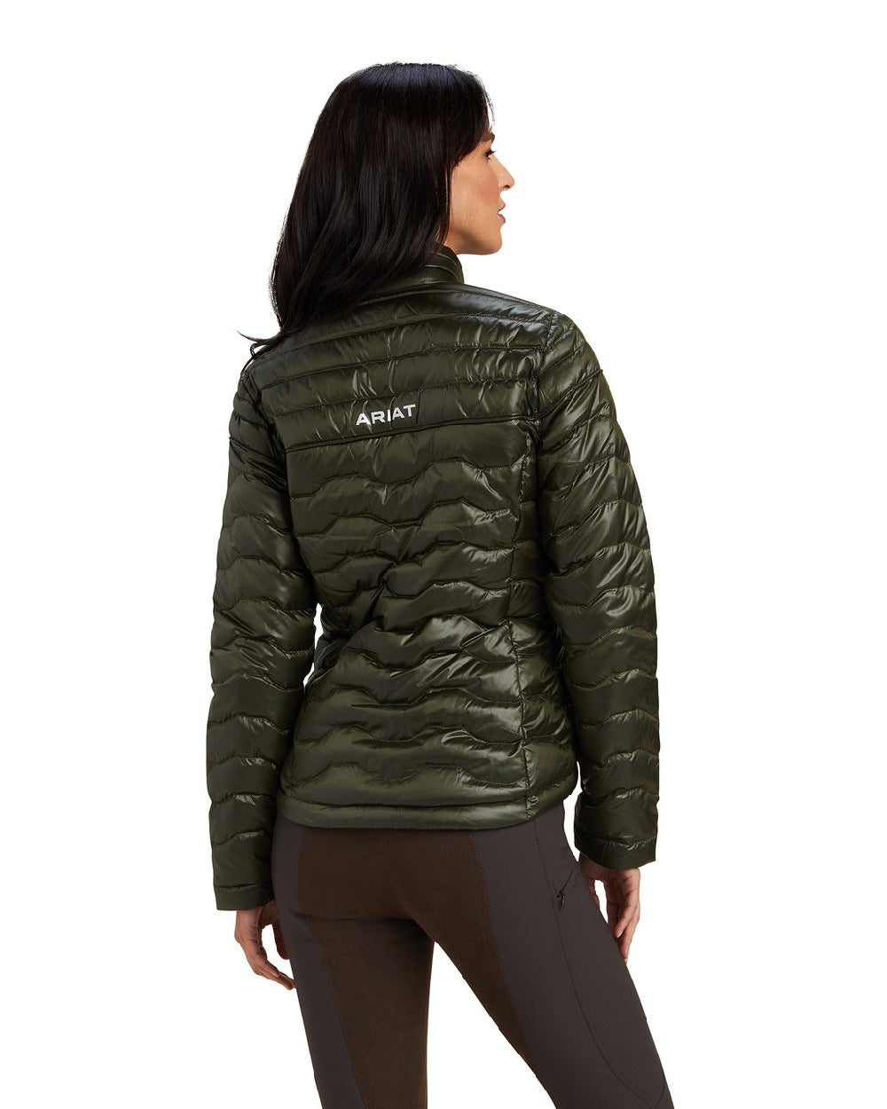 Ariat Womens Ideal Down Jacket in Forest Mist 