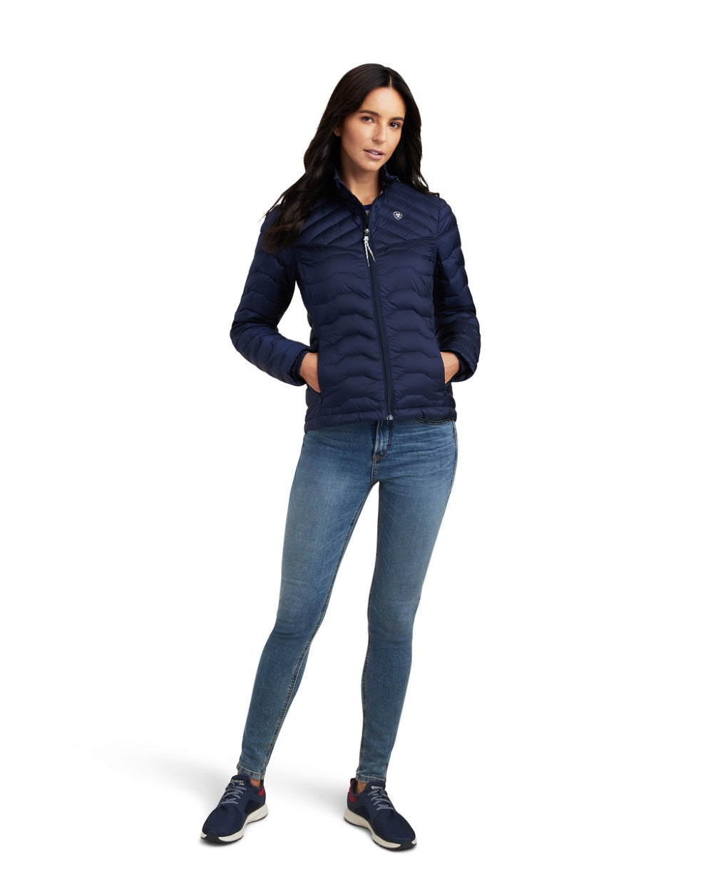 Ariat Womens Ideal Down Jacket in Navy 