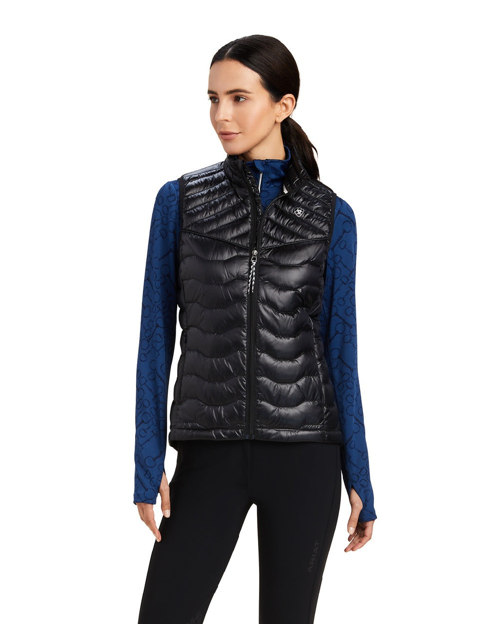 Ariat Womens Ideal Down Vest in Black 