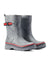 Ariat Womens Kelmarsh Mid Rubber Wellington Boots in Grey Bit Print #colour_grey-bit-print
