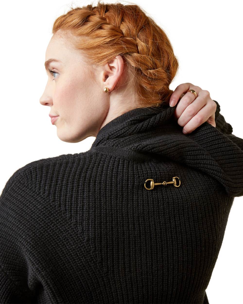 Ariat Womens Los Altos Sweater in Black 
