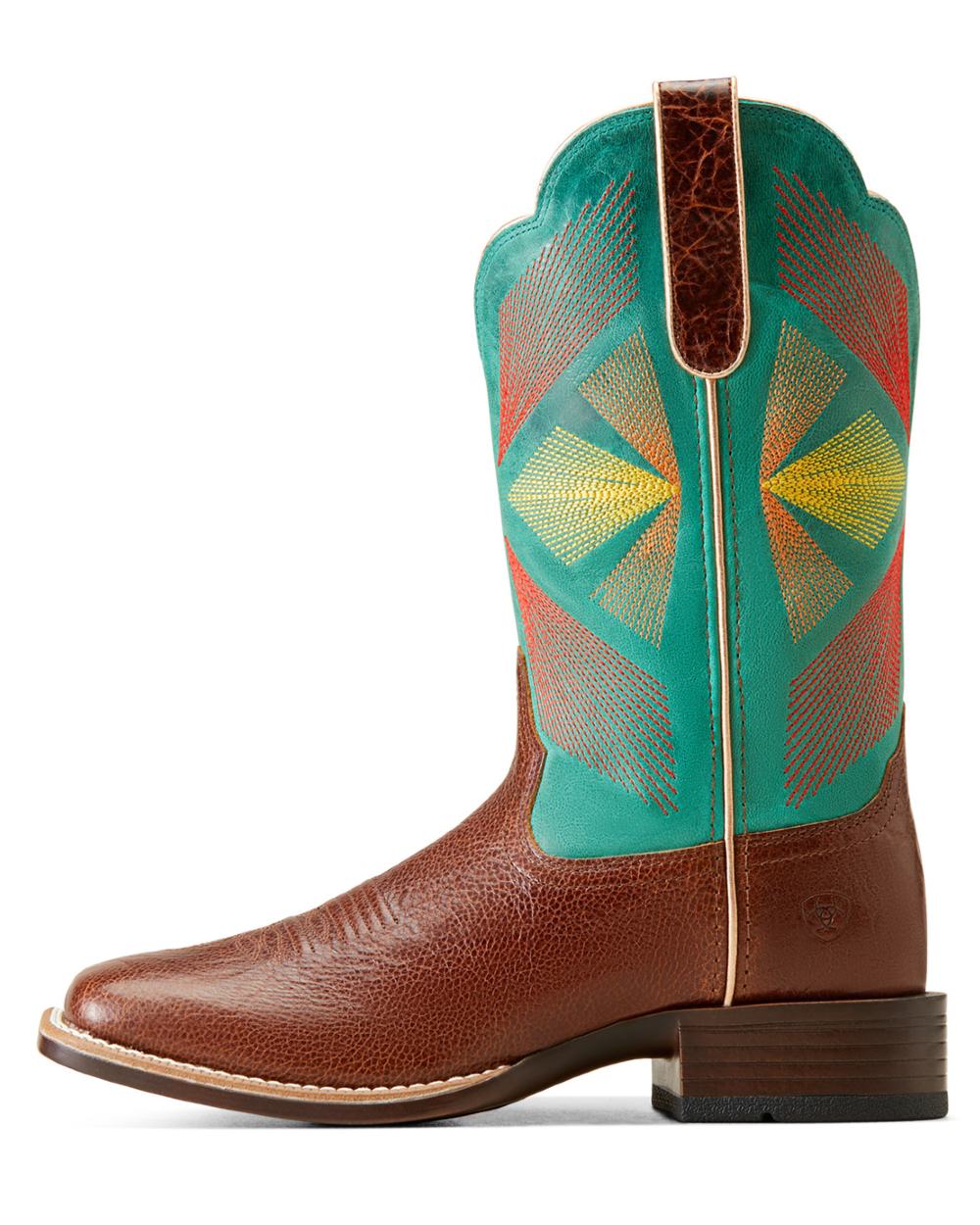 Ariat Womens Oak Grove Western Boots in Gingersnap 