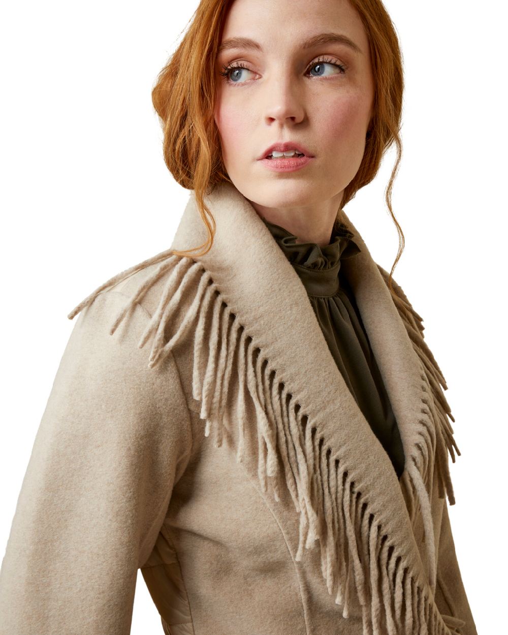 Ariat Womens Sausalito Coat in Oatmeal