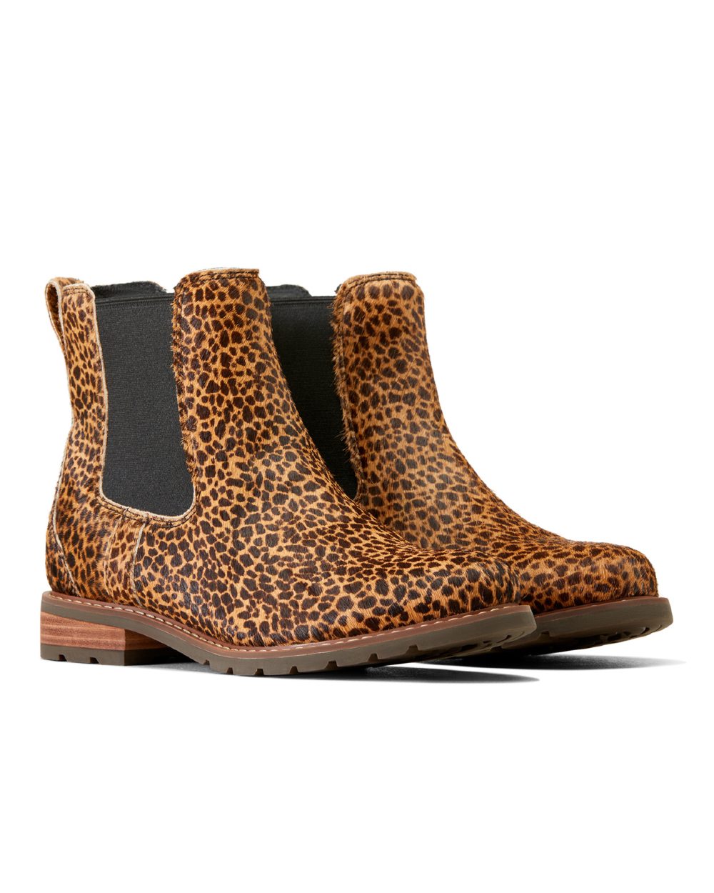 Ariat Womens Wexford Chelsea Boots in Cheetah Hair On 