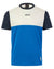 Aruba Blue Coloured Musto Mens 64 Short Sleeve T-Shirt On A White Background #colour_aruba-blue
