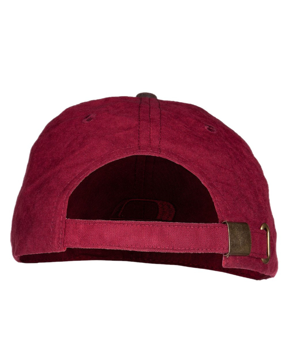 Burgundy Coloured Baleno Ashford Cap on white background