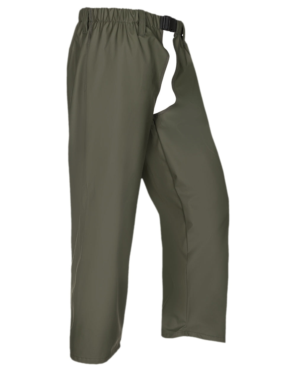 Khaki Coloured Baleno Flexothane Forest Leggings on white background