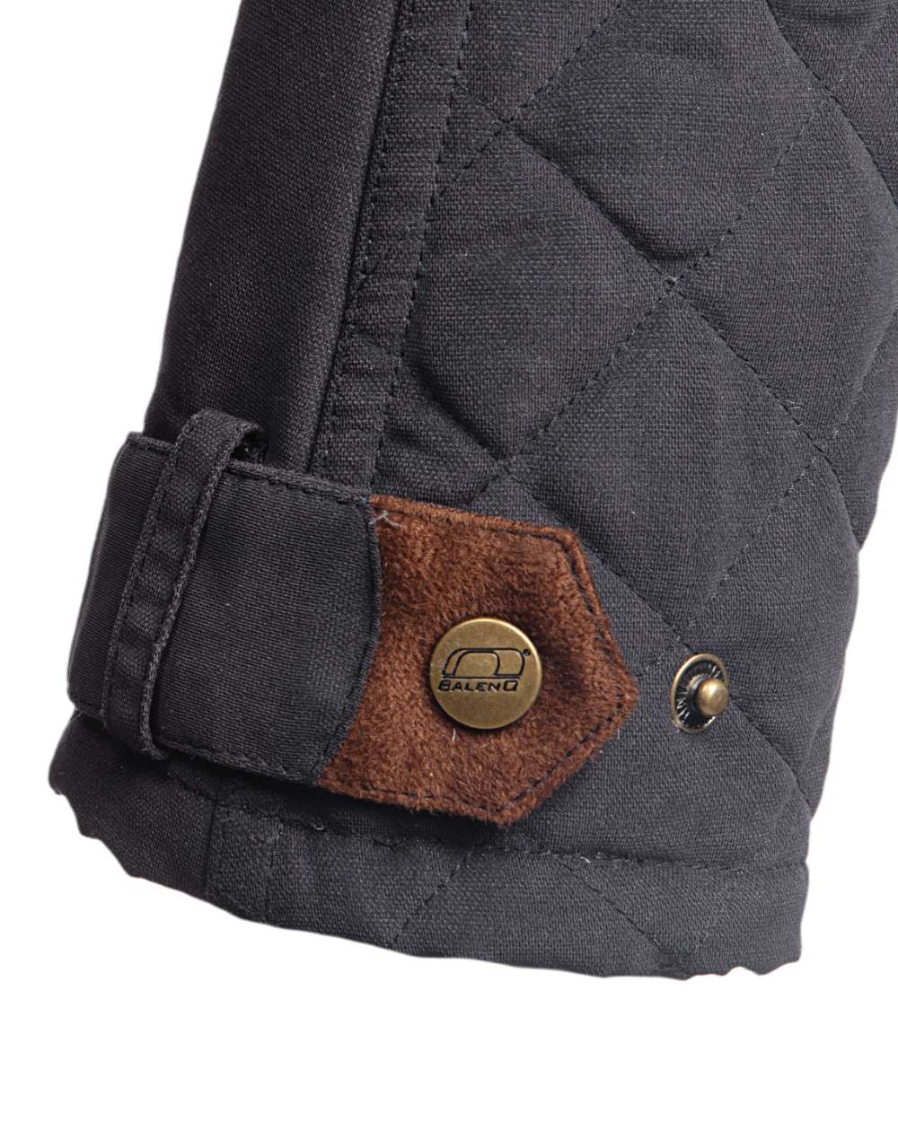 Navy Blue coloured Baleno Mens Goodwood Quilted Jacket on white background