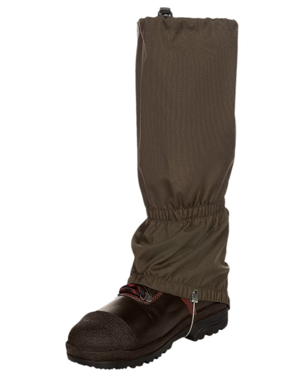 Green Khaki Coloured Baleno Toronto Hydura Gaiters on white background