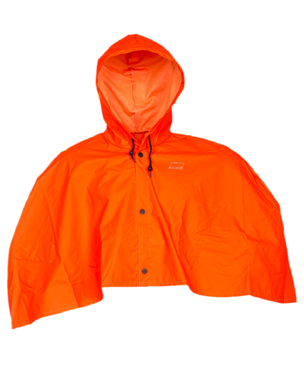 Hi-Vis Orange Coloured Baleno Torrent Cape on white background