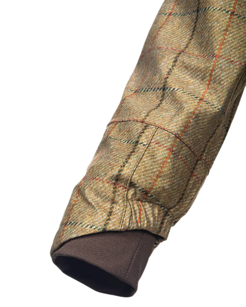 Check Khaki Coloured Baleno Womens Pembroke Printed Packaway on white background