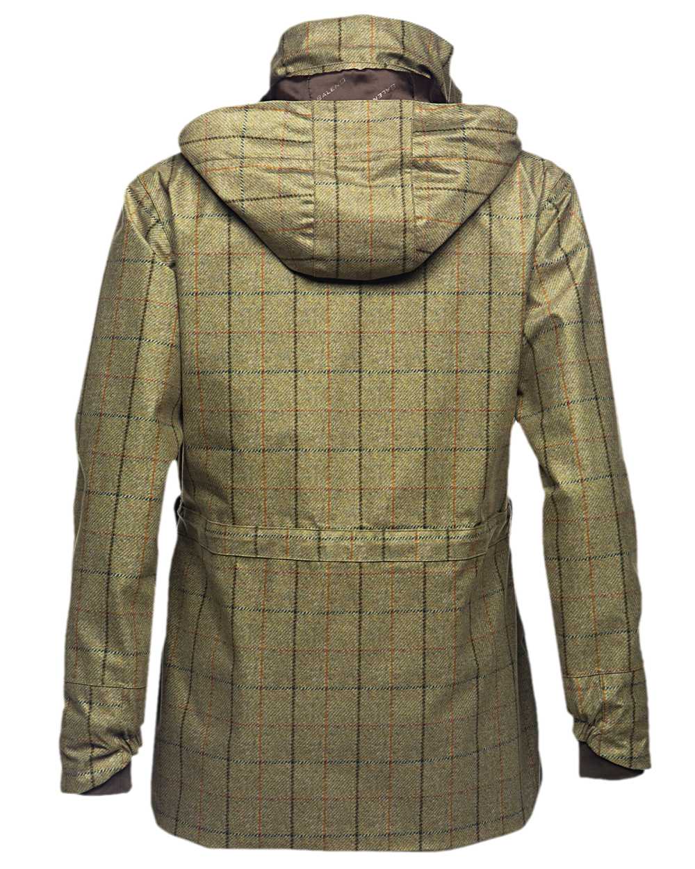 Check Khaki Coloured Baleno Womens Pembroke Printed Packaway on white background